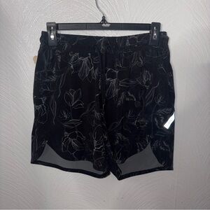 Stori Men’s Black & Grey Floral Shorts Size S